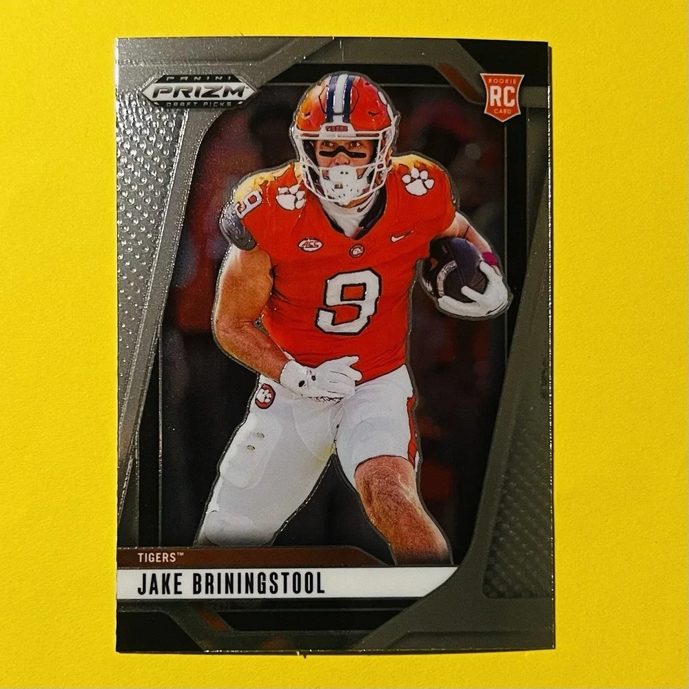 2025 Panini Prizm Draft Picks Jake Briningstool RC #18 Clemson Tigers Rookie